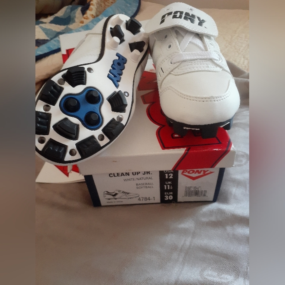 NIB Kids Cleats Sports Shoes SIZE 12 Pony Brand New In Box